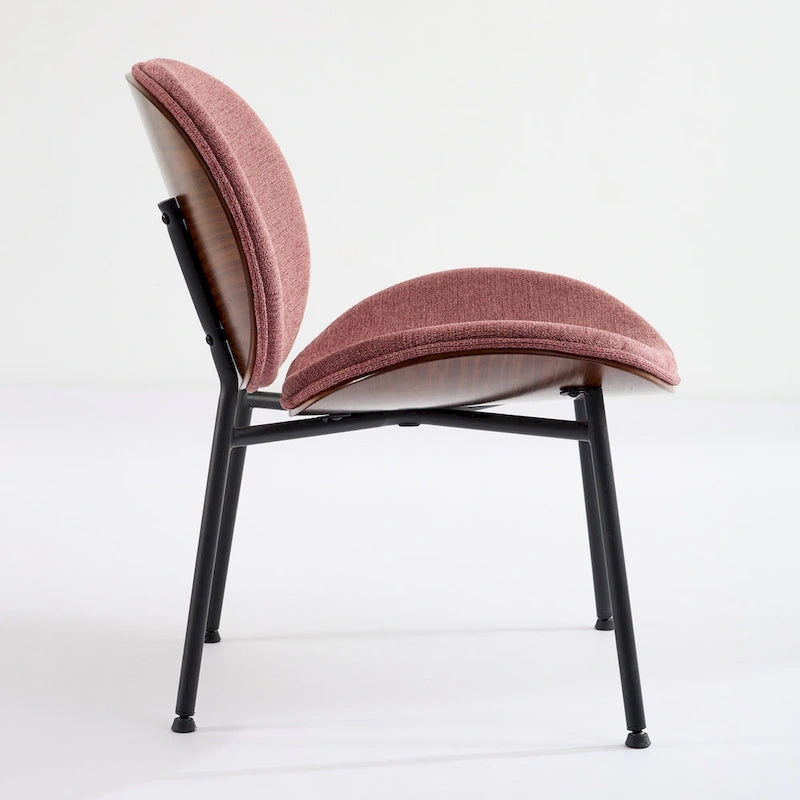 Fauteuil d'appoint en cuir PU vert / orange / noir / rouge haricot, siège unique