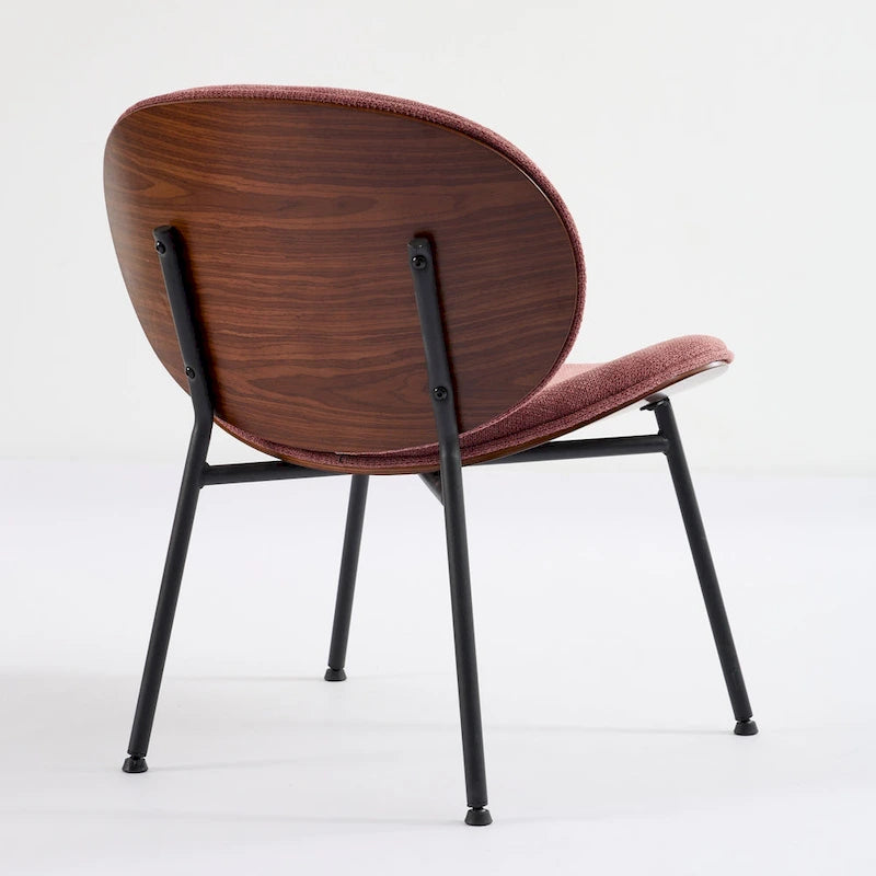 Fauteuil d'appoint en cuir PU vert / orange / noir / rouge haricot, siège unique