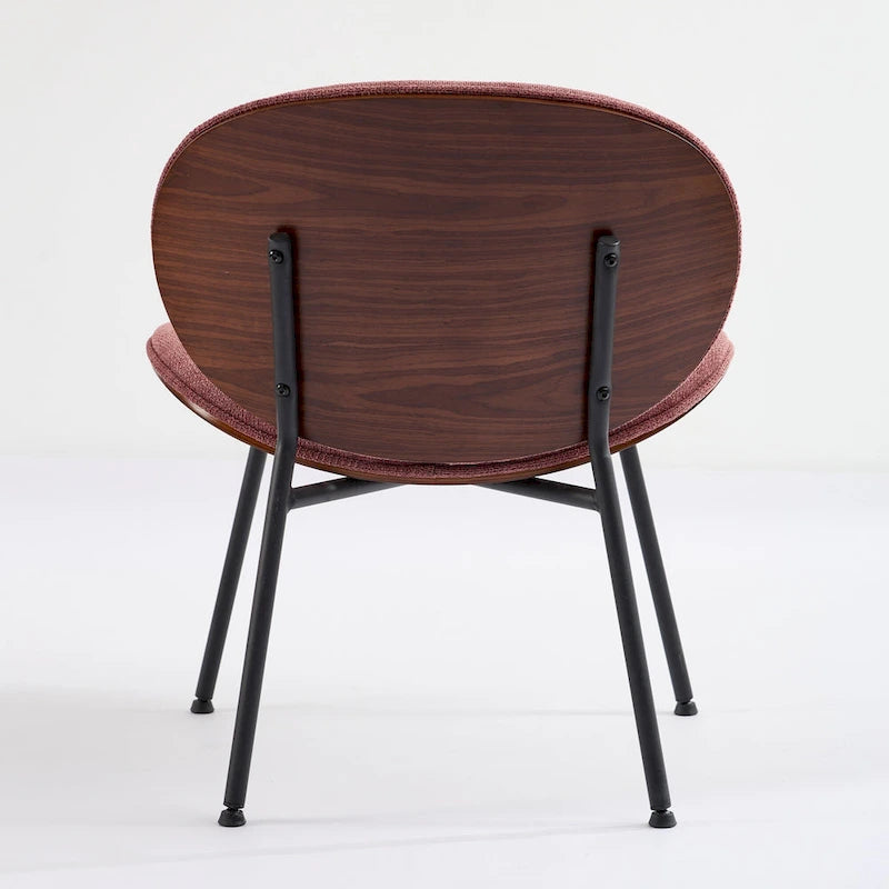 Fauteuil d'appoint en cuir PU vert / orange / noir / rouge haricot, siège unique