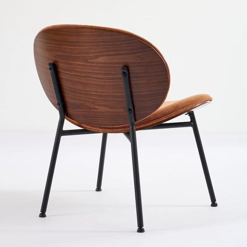 Fauteuil d'appoint en cuir PU vert / orange / noir / rouge haricot, siège unique
