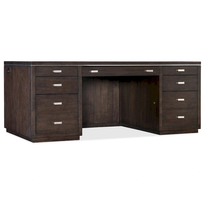 Hooker Furniture House Blend 72 Wide Contemporary Industrial Home