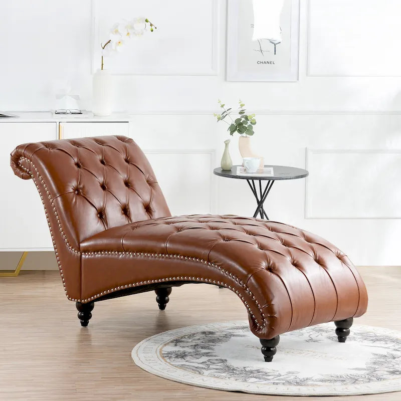 Fauteuil d'appoint rembourré avec pouf, pieds en bouleau – Siège unique, 7 coloris