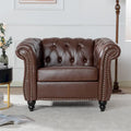 Fauteuil d'appoint individuel à accoudoirs roulés multicolore