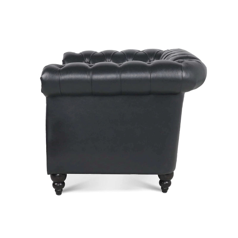 Fauteuil d'appoint individuel à accoudoirs roulés multicolore