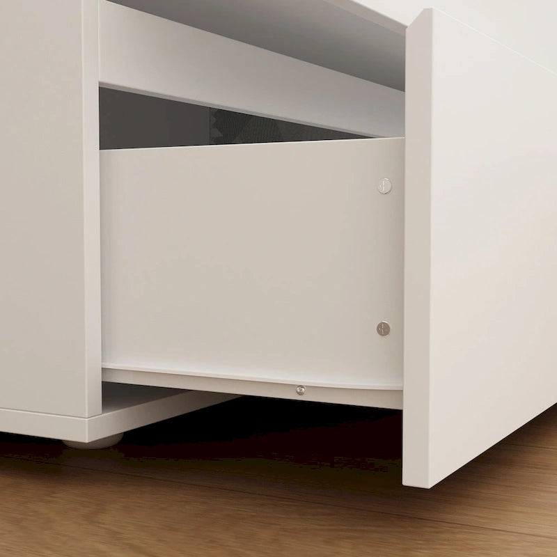 Commode double blanche à 6 tiroirs de 59 pouces