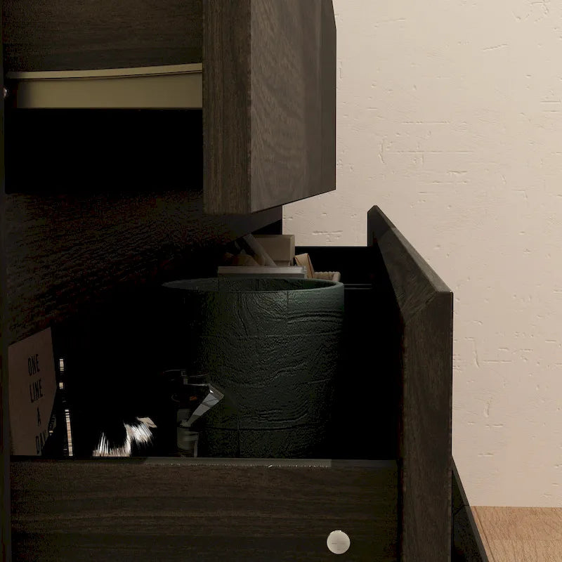 Commode double blanche à 6 tiroirs de 59 pouces