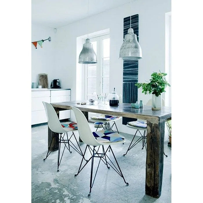 Lot de 2 chaises de salle à manger sans accoudoirs style Eiffel – Plusieurs coloris, 2 places