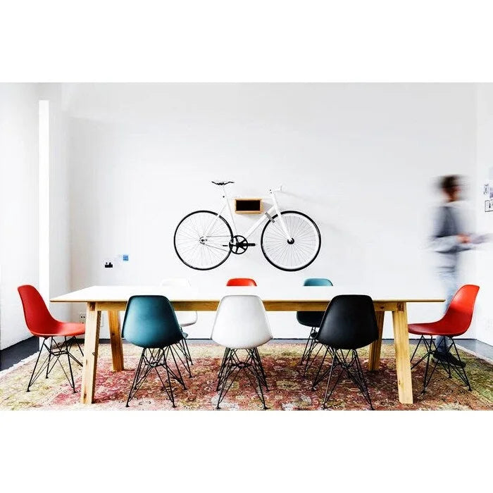 Lot de 2 chaises de salle à manger sans accoudoirs style Eiffel – Plusieurs coloris, 2 places