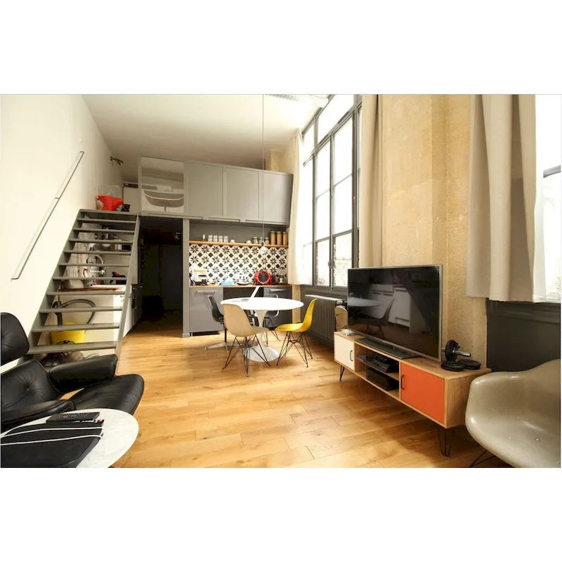 Lot de 2 chaises de salle à manger sans accoudoirs style Eiffel – Plusieurs coloris, 2 places