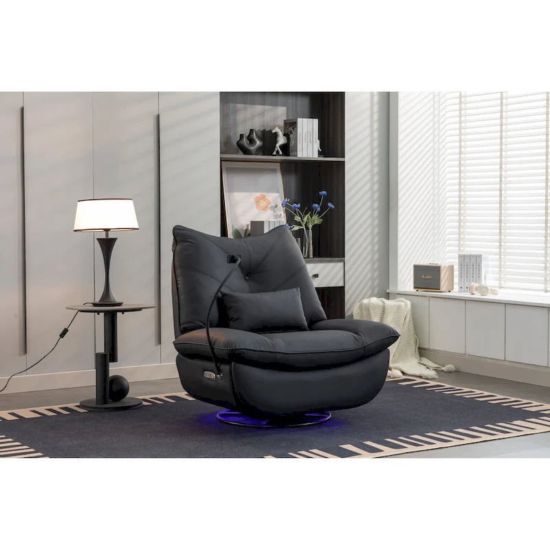 Fauteuil inclinable 270° – Vert / Gris foncé / Orange / Blanc / Noir | Individuel