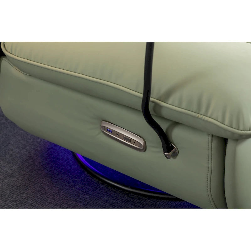 Fauteuil inclinable 270° – Vert / Gris foncé / Orange / Blanc / Noir | Individuel