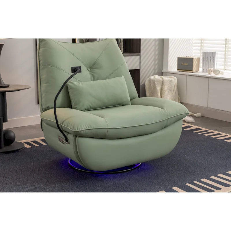Fauteuil inclinable 270° – Vert / Gris foncé / Orange / Blanc / Noir | Individuel