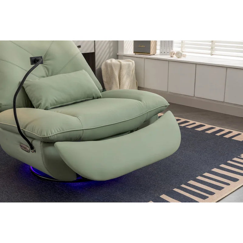 Fauteuil inclinable 270° – Vert / Gris foncé / Orange / Blanc / Noir | Individuel