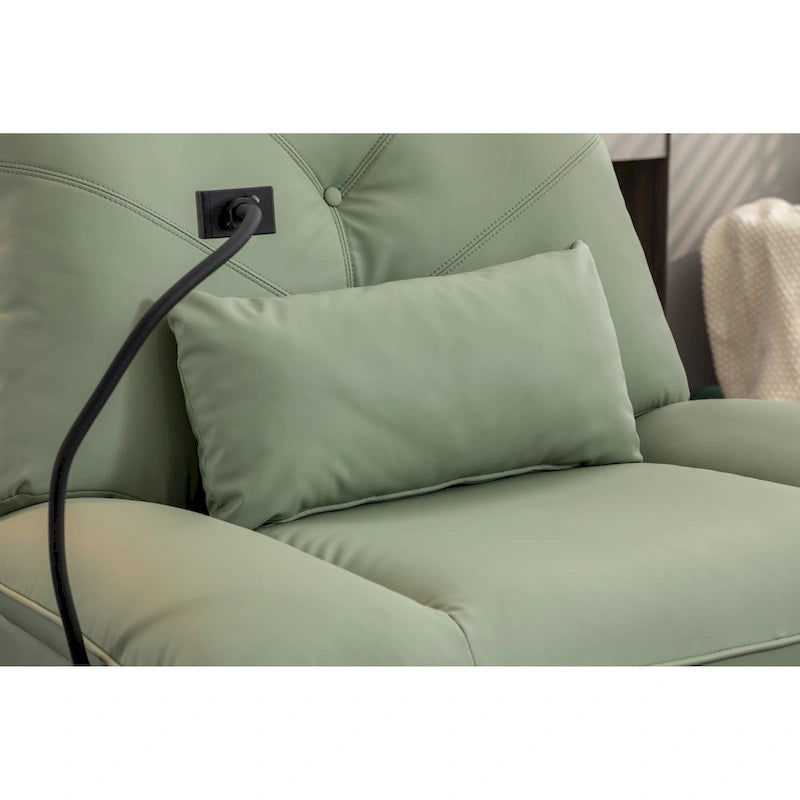 Fauteuil inclinable 270° – Vert / Gris foncé / Orange / Blanc / Noir | Individuel