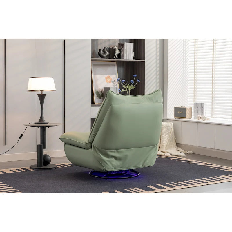 Fauteuil inclinable 270° – Vert / Gris foncé / Orange / Blanc / Noir | Individuel