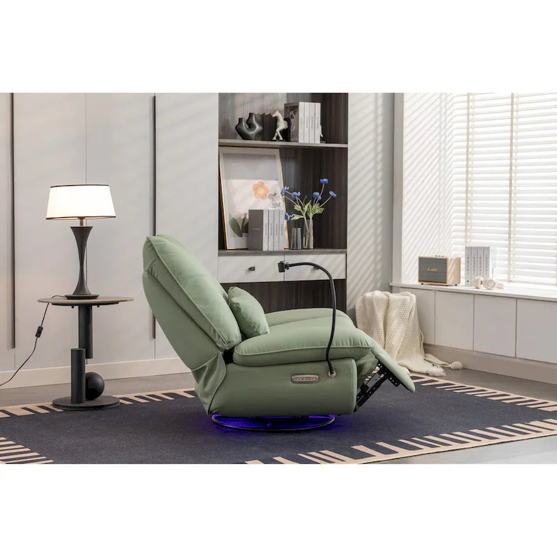 Fauteuil inclinable 270° – Vert / Gris foncé / Orange / Blanc / Noir | Individuel