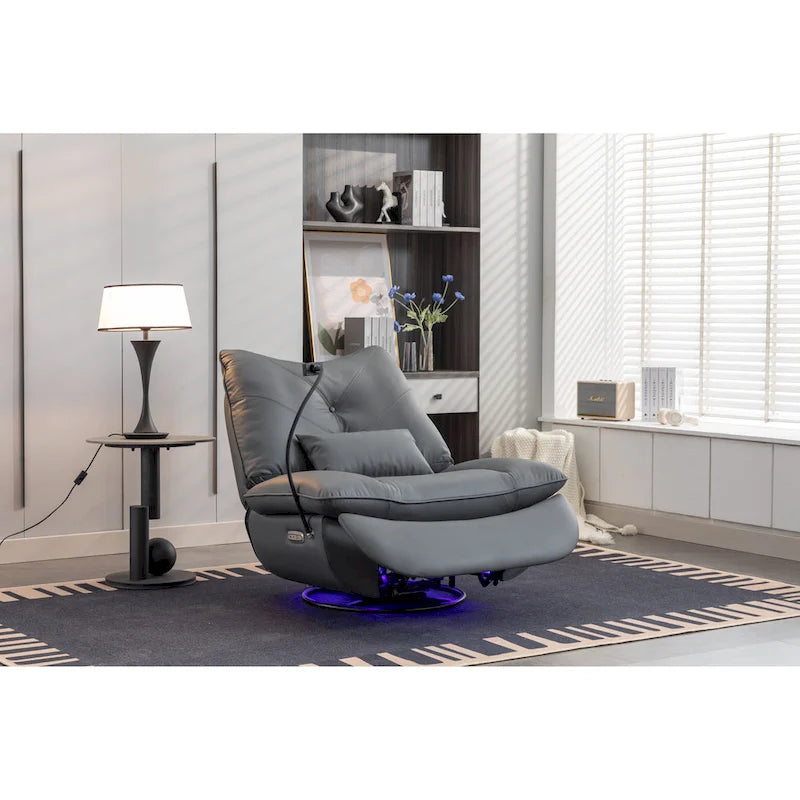 Fauteuil inclinable 270° – Vert / Gris foncé / Orange / Blanc / Noir | Individuel