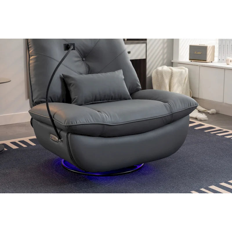 Fauteuil inclinable 270° – Vert / Gris foncé / Orange / Blanc / Noir | Individuel
