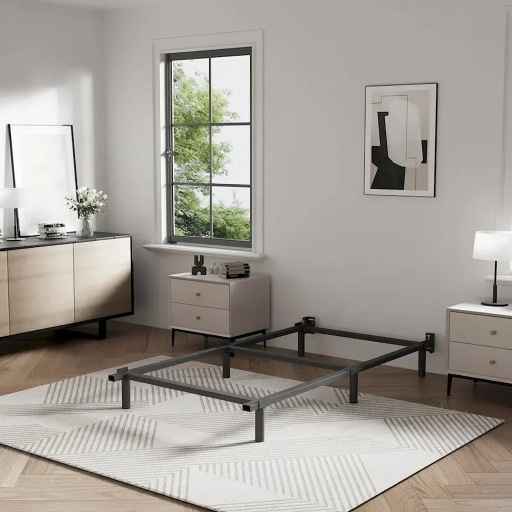 7 Inch Adjustable Steel Bed Frames Heavy Duty